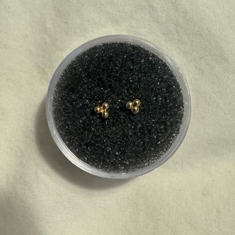 Buddha Jewelry Organics 3mm Tri Bead Threadless Ends